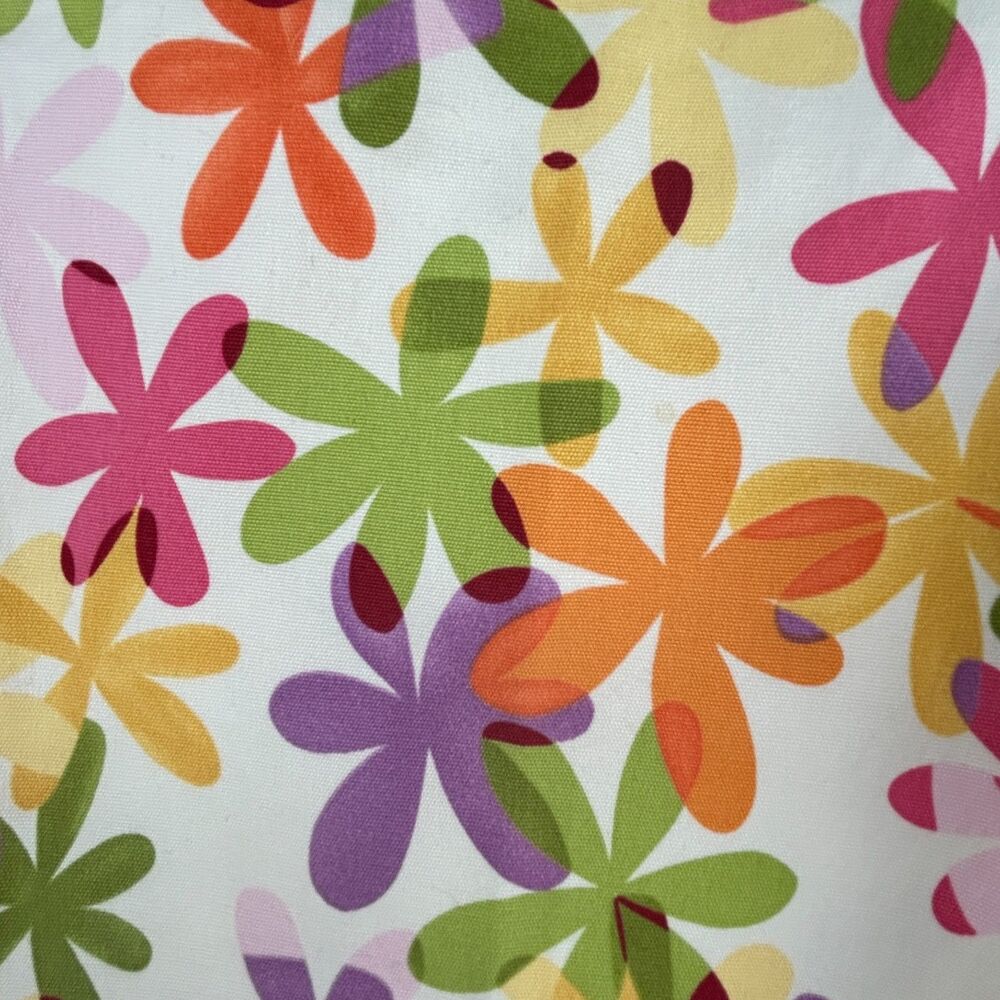 Talbots Flower Power Crazy Daisy Colorful Crop Dress Pants Size 10 - Picture 9 of 14